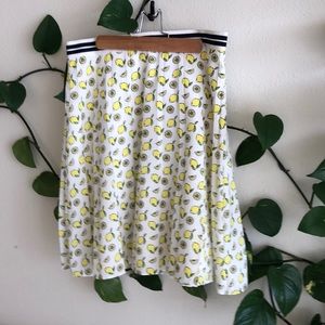 J. Crew white lemon skirt size 4